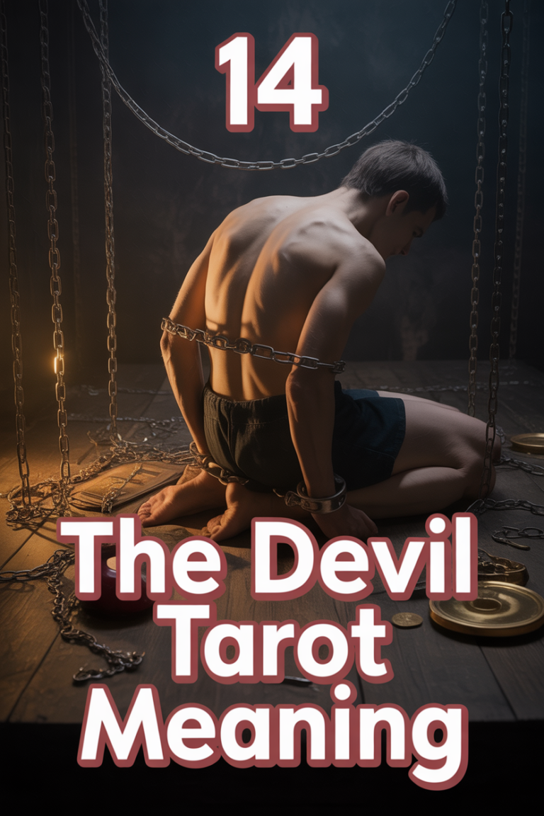 ⛓️ 14 The Devil Tarot Meaning