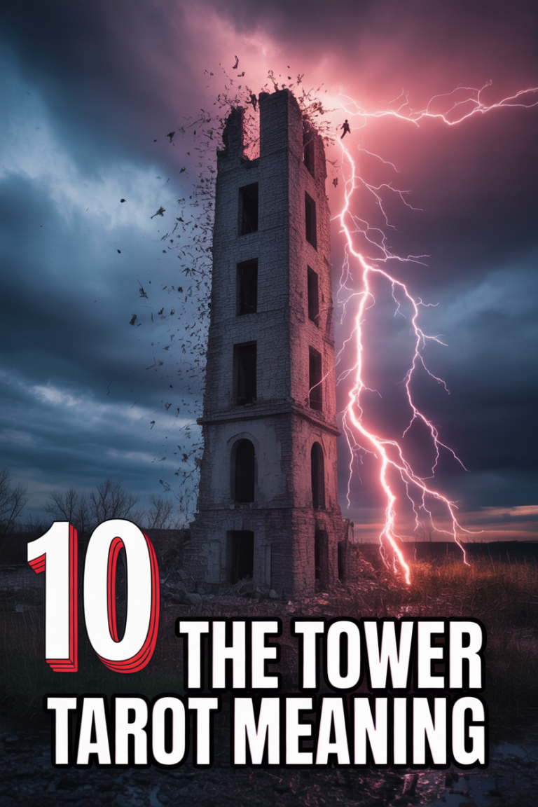 💥 10 The Tower Tarot Meaning