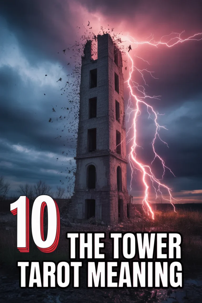💥 10 The Tower Tarot Meaning