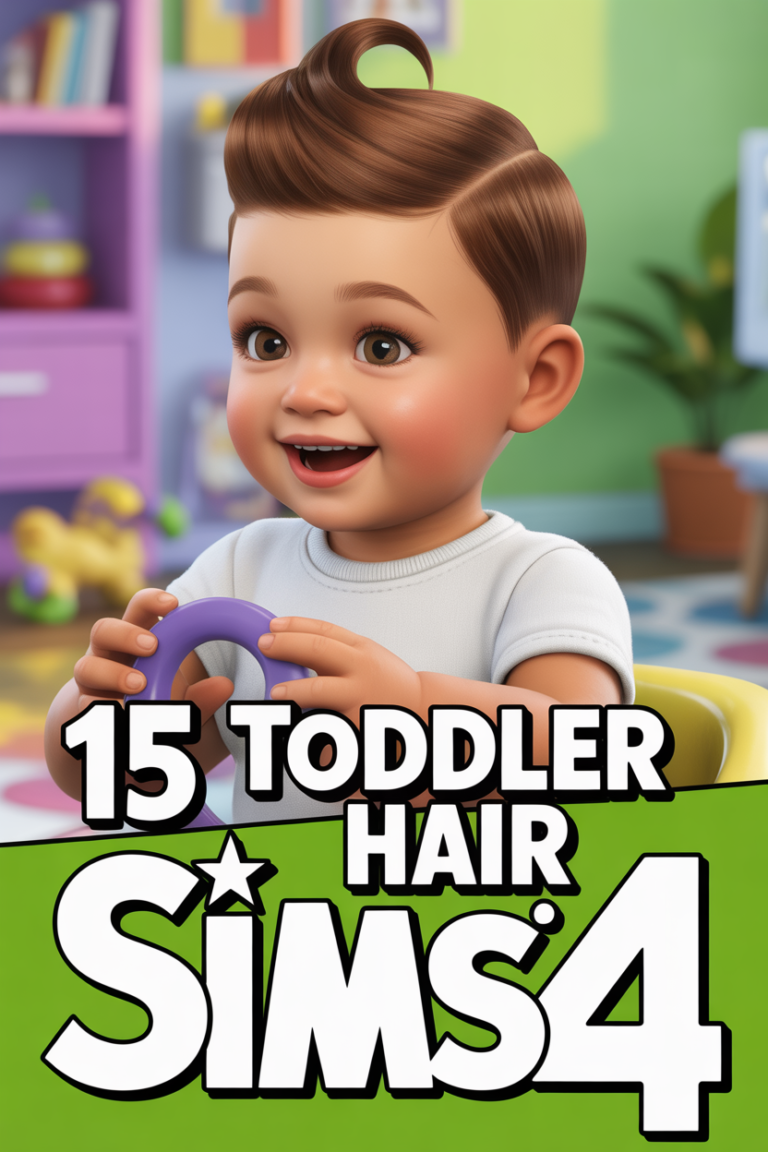 👶 15 Toddler Hair Sims 4