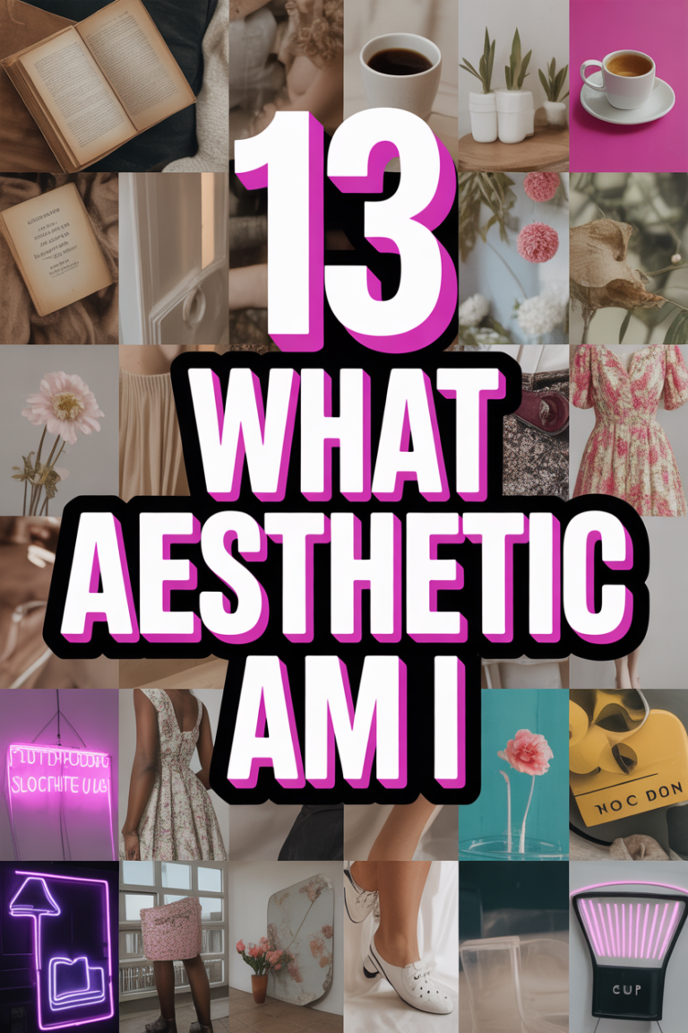 🤔 13 What Aesthetic Am I