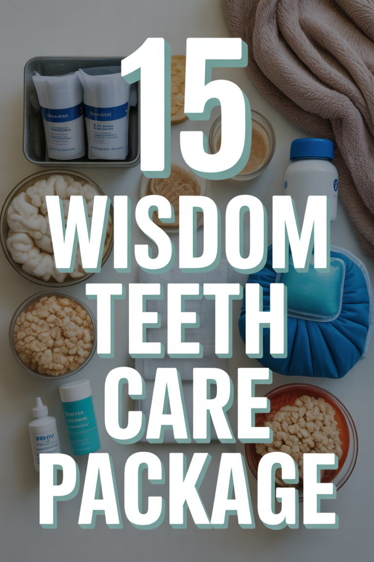 🦷 15 Wisdom Teeth Care Package