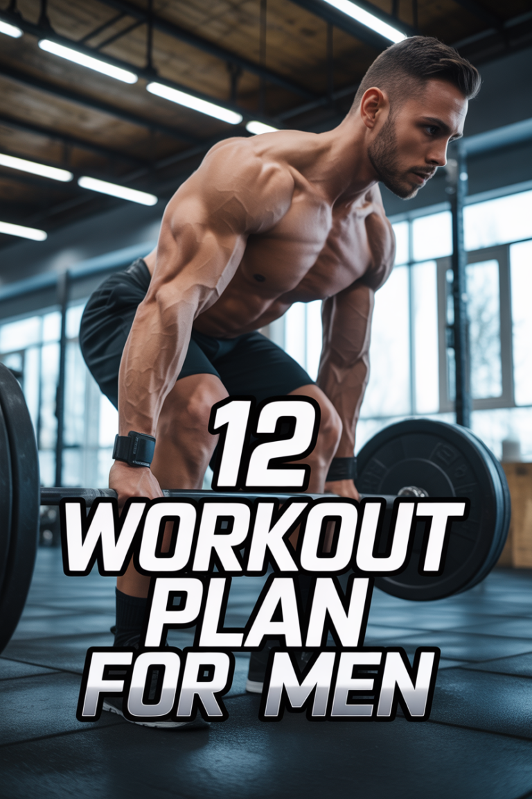 💪 12 Workout Plan For Men