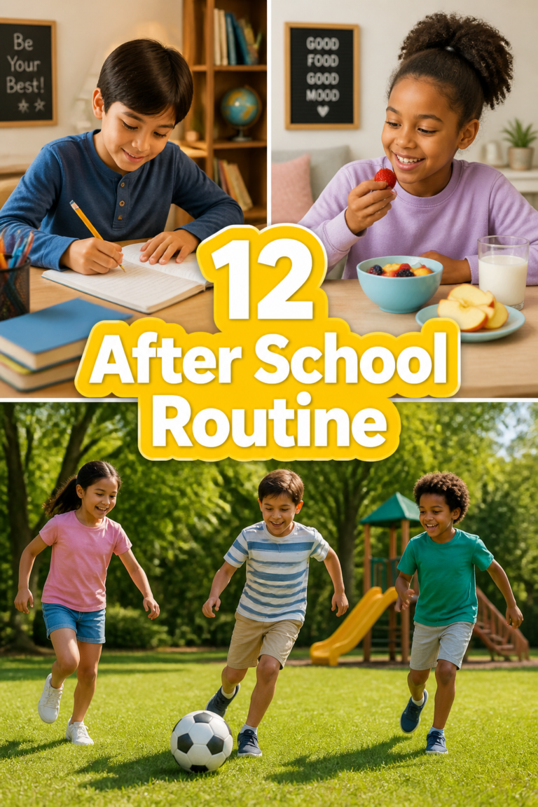 🎒 12 After School Routine