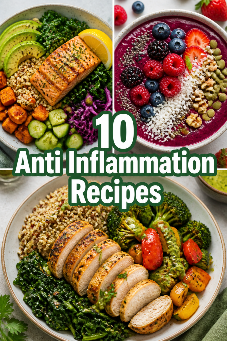 🥦 10 Anti Inflammation Recipes