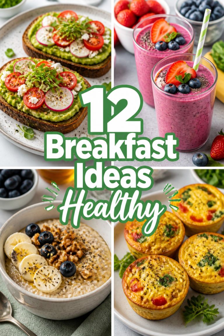 🥑 12 Breakfast Ideas Healthy