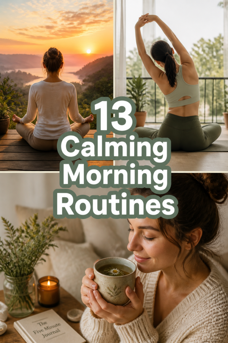 🧘‍♀️ 13 Calming Morning Routines