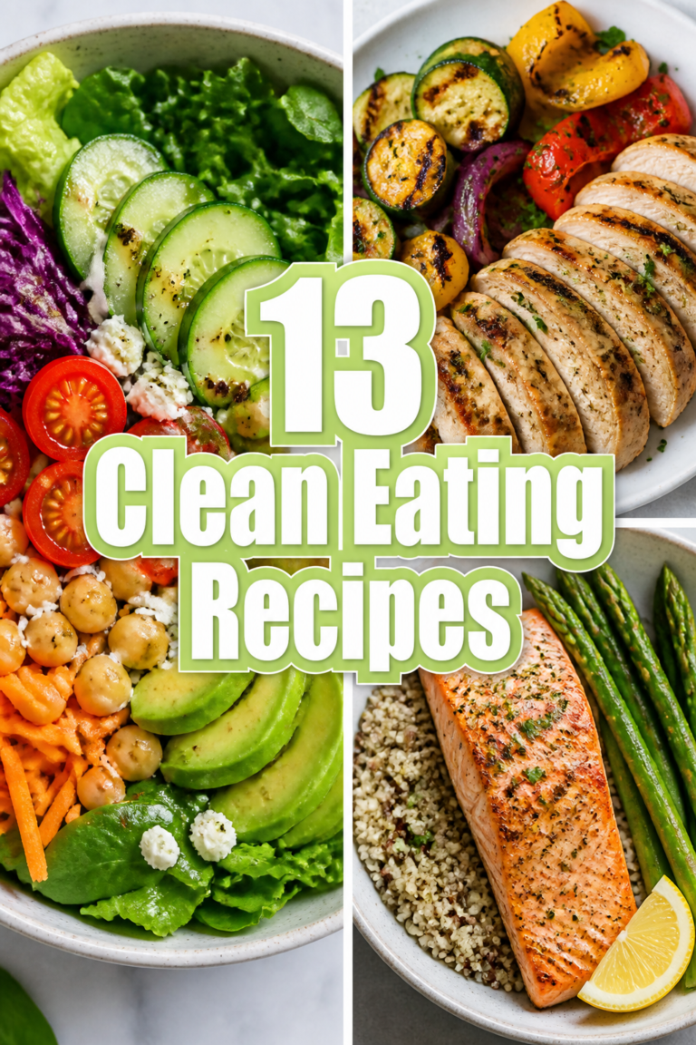 🌿 13 Clean Eating Recipes