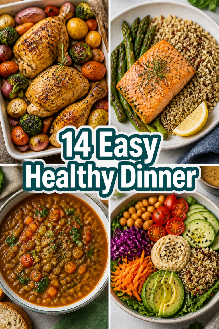 🍲 14 Easy Healthy Dinner