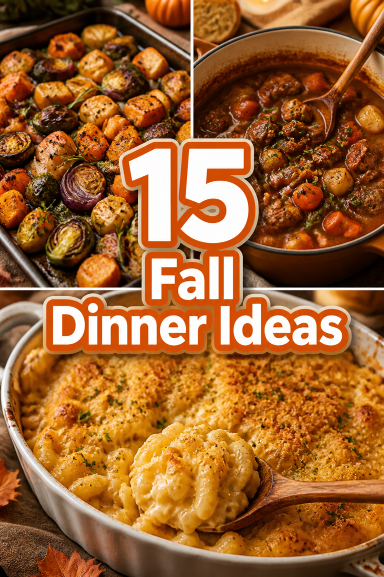 🍂 15 Fall Dinner Ideas