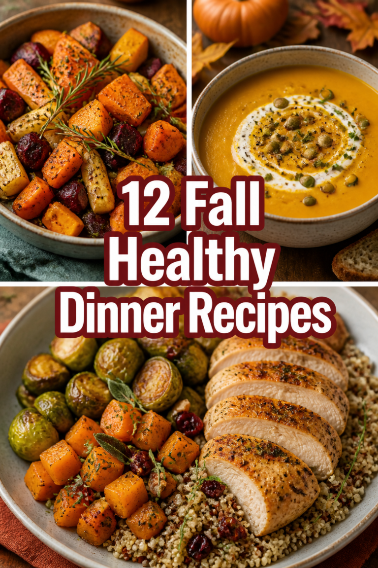 🍂 12 Fall Healthy Dinner Recipes