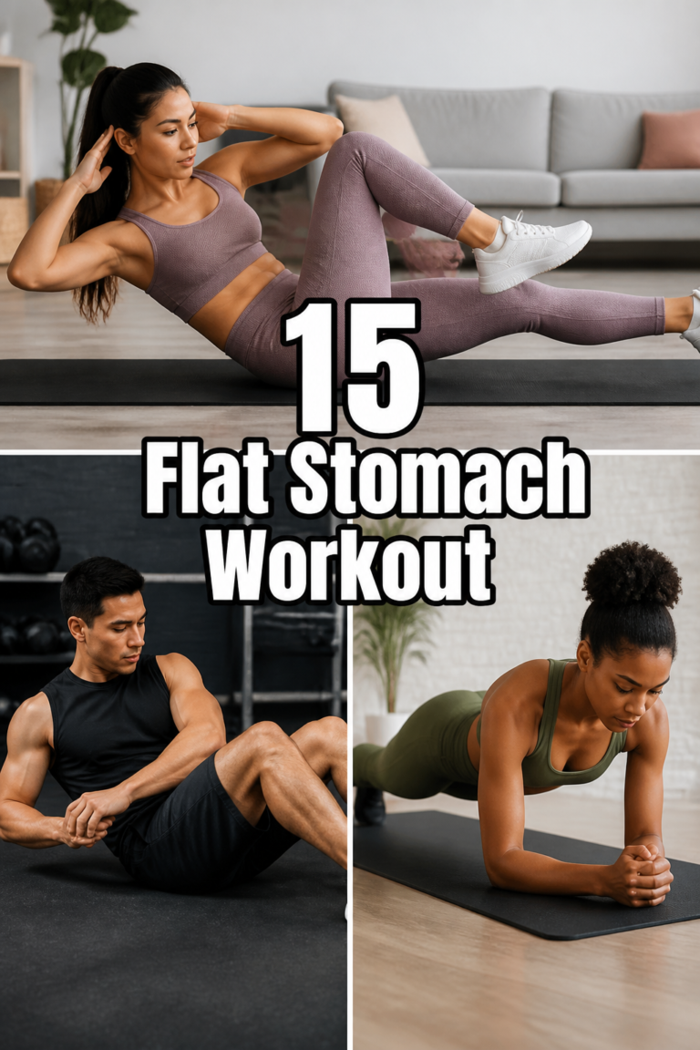 💪 15 Flat Stomach Workout