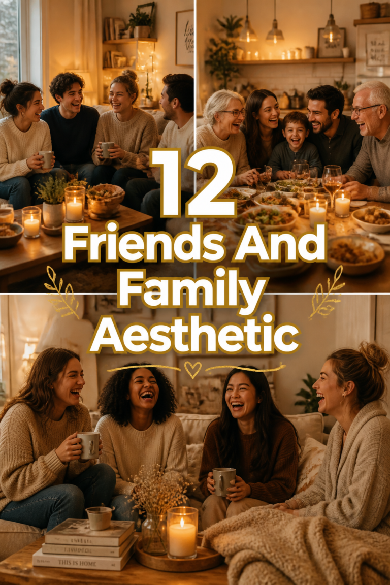 🏡 12 Friends And Family Aesthetic