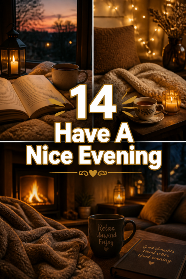✨ 14 Have A Nice Evening