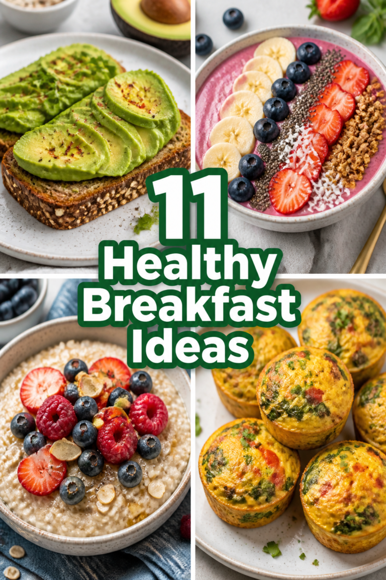 ☀️ 11 Healthy Breakfast Ideas