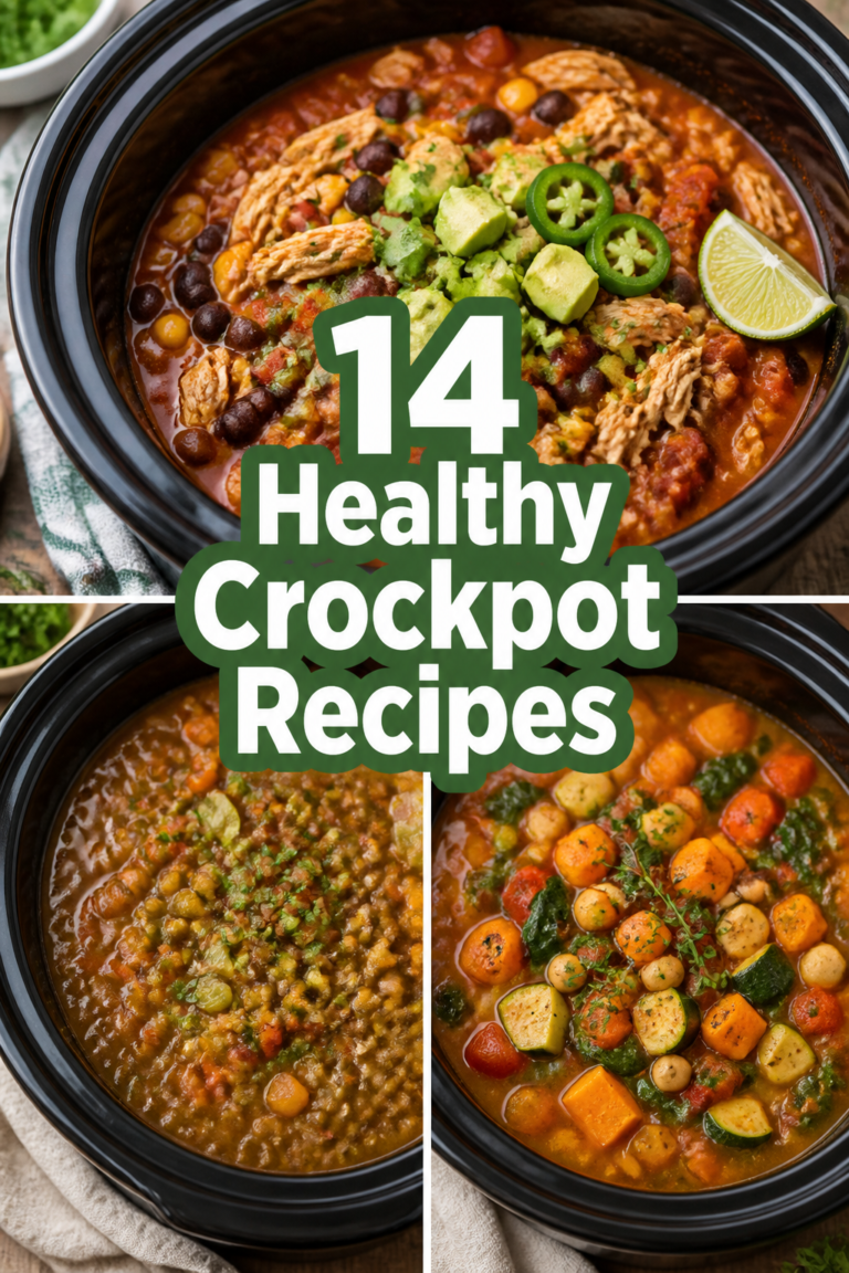 🍲 14 Healthy Crockpot Recipes