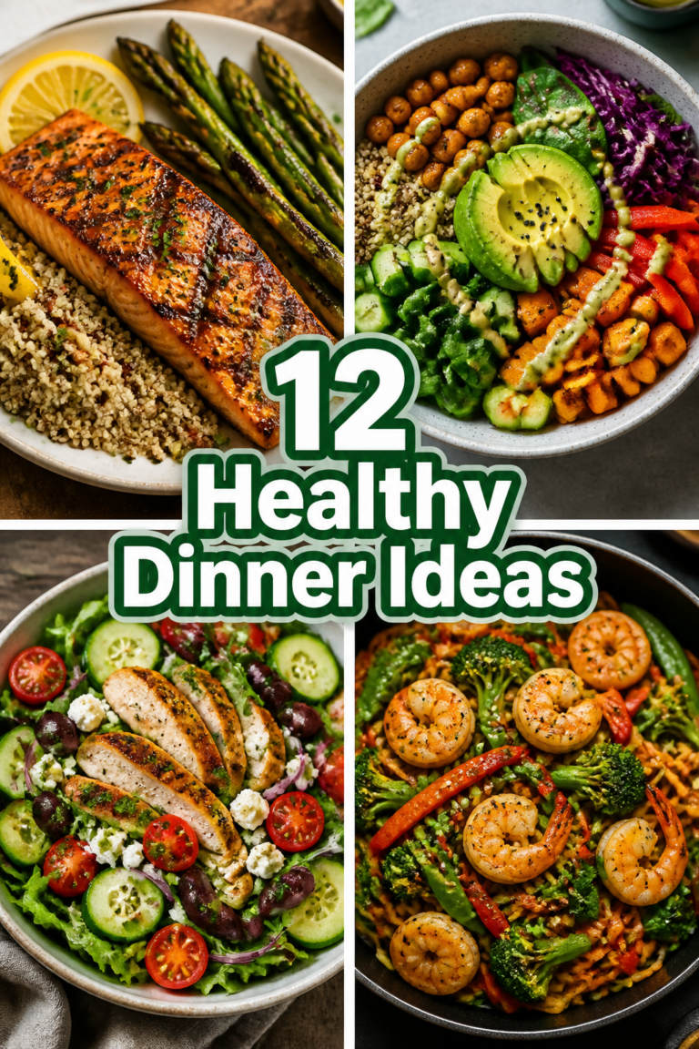 🥗 12 Healthy Dinner Ideas