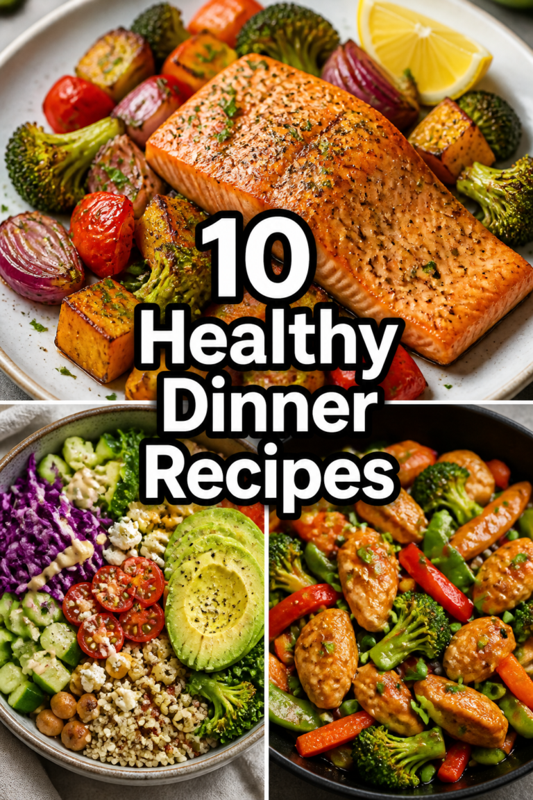 🍽️ 10 Healthy Dinner Recipes