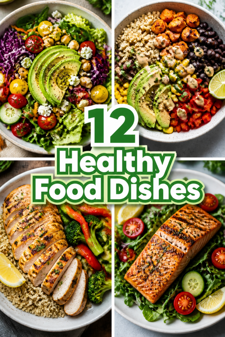 🥗 12 Healthy Food Dishes