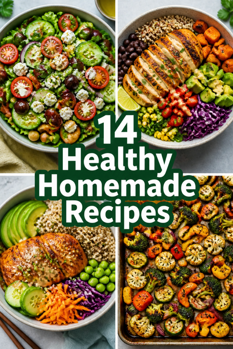 🍲 14 Healthy Homemade Recipes