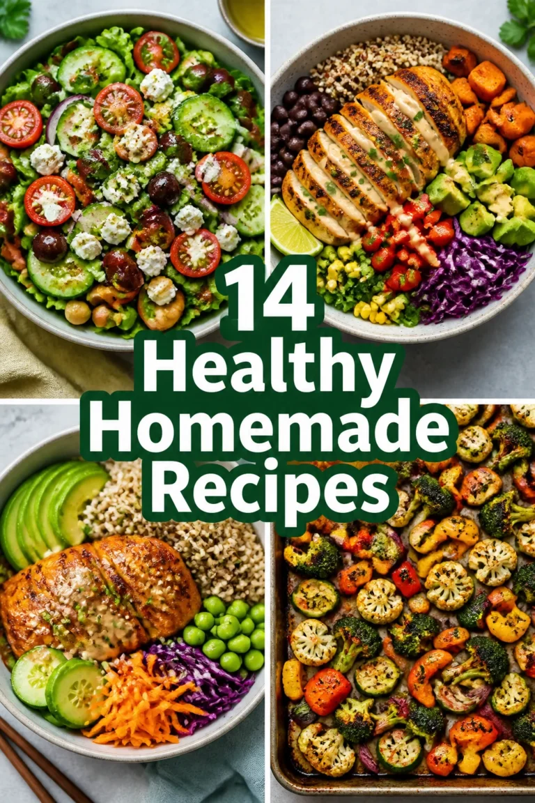 🍲 14 Healthy Homemade Recipes