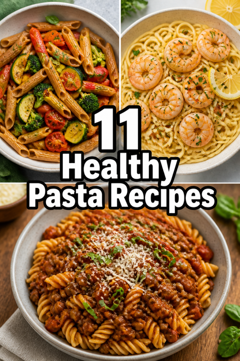 🍝 11 Healthy Pasta Recipes