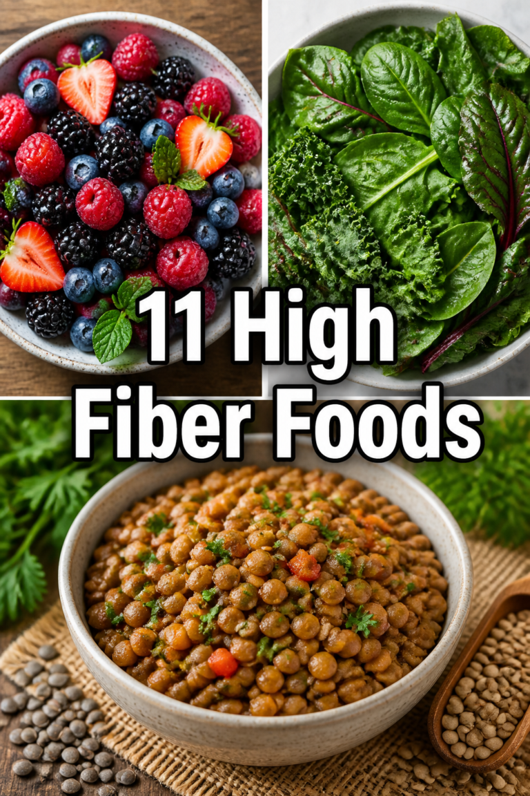 🌱 11 High Fiber Foods