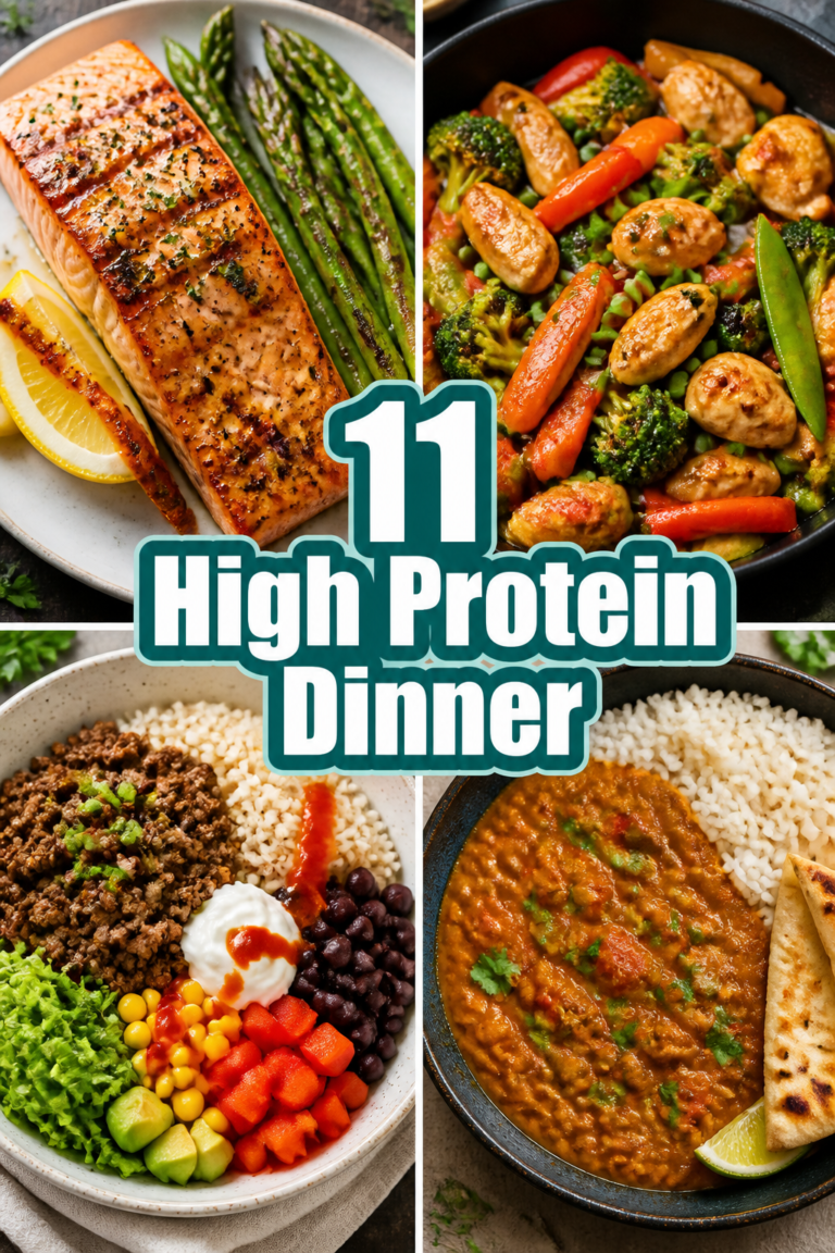 💪 11 High Protein Dinner