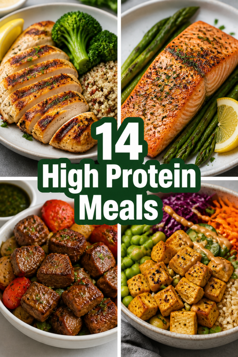 🍳 14 High Protein Meals