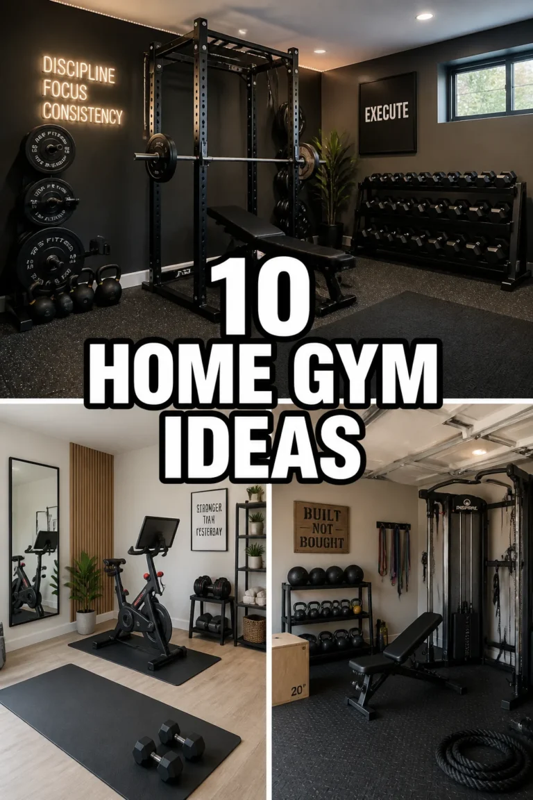 💪 10 Home Gym Ideas