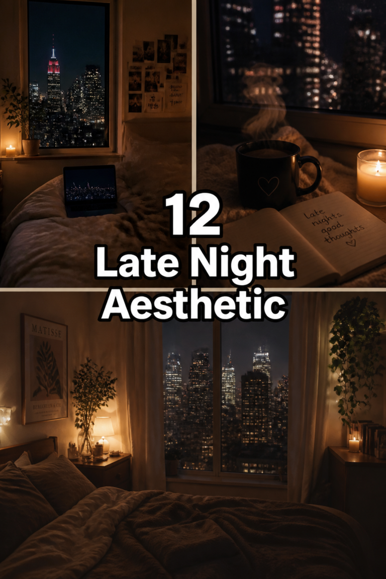 ✨ 12 Late Night Aesthetic