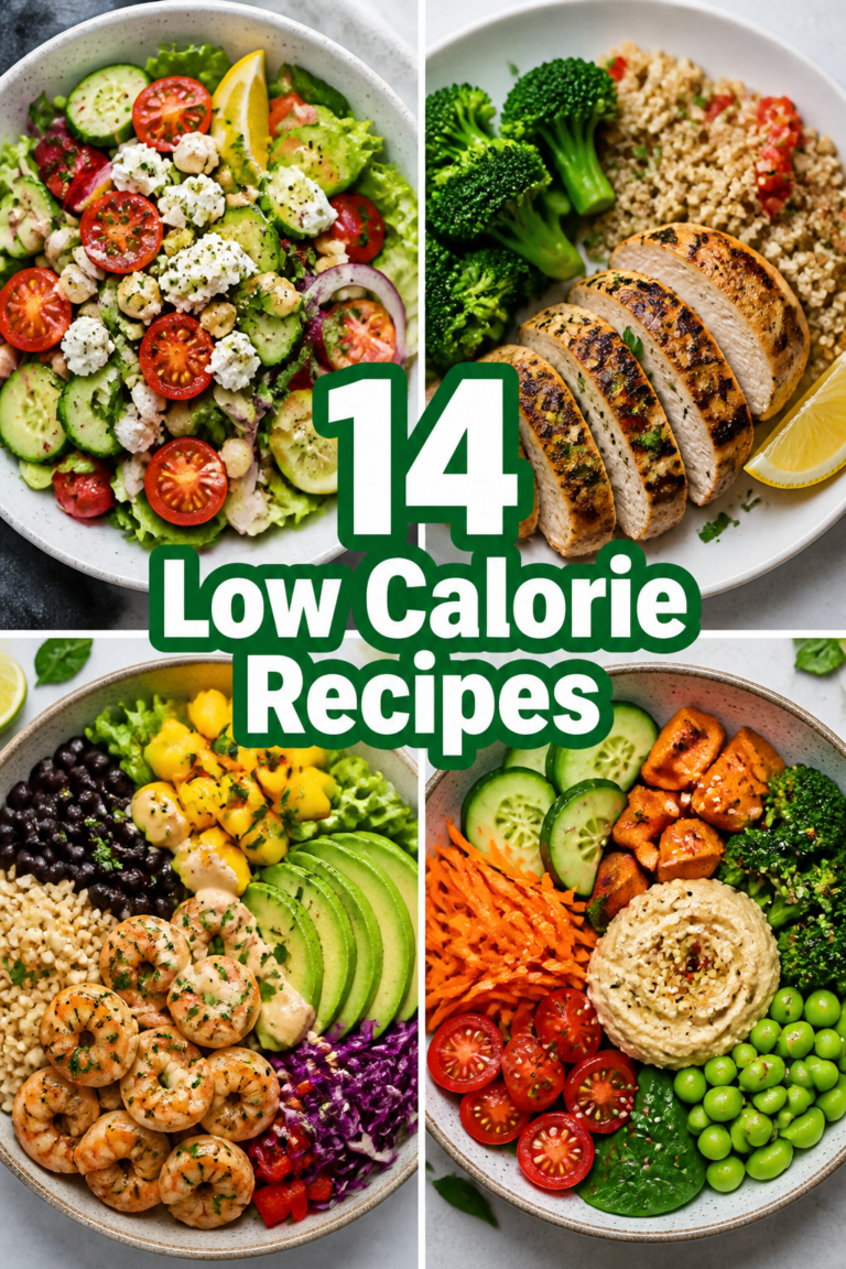 🥗 14 Low Calorie Recipes