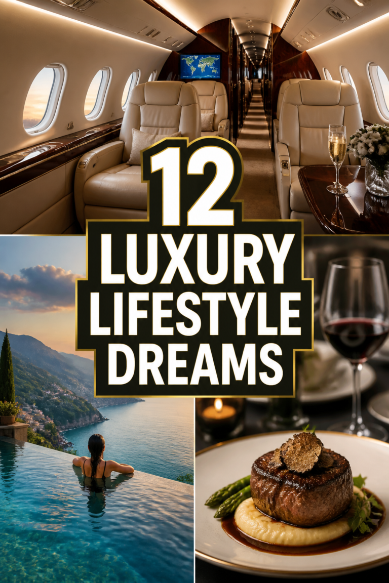 ✨ 12 Luxury Lifestyle Dreams
