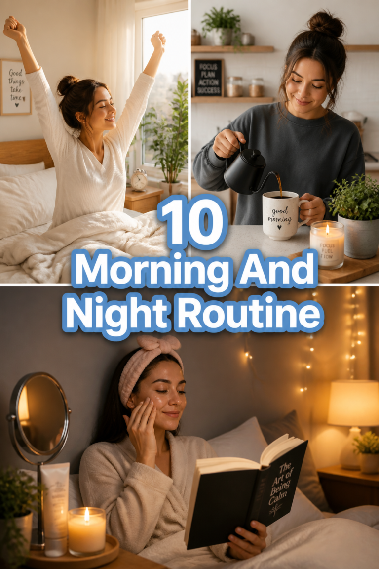 ⏰ 10 Morning And Night Routine
