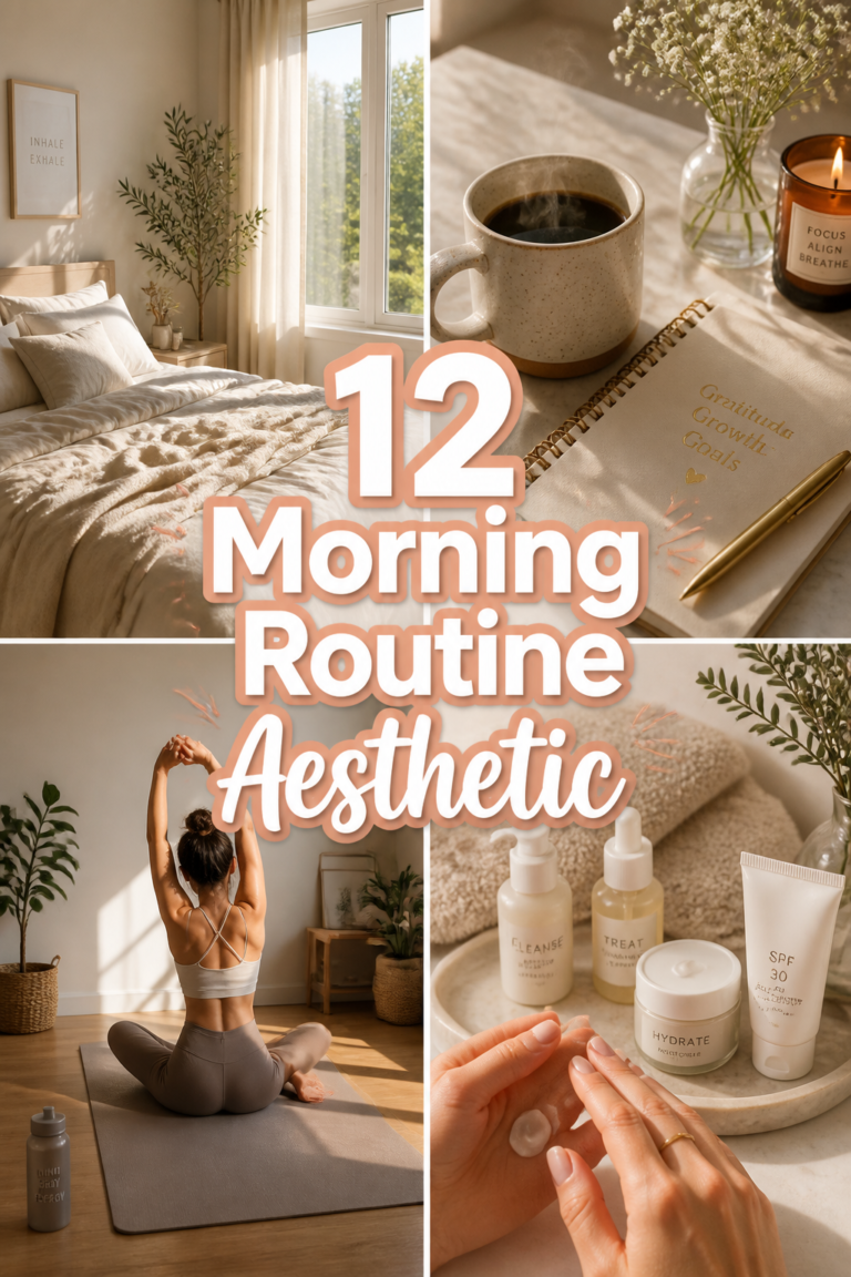 🌞 12 Morning Routine Aesthetic