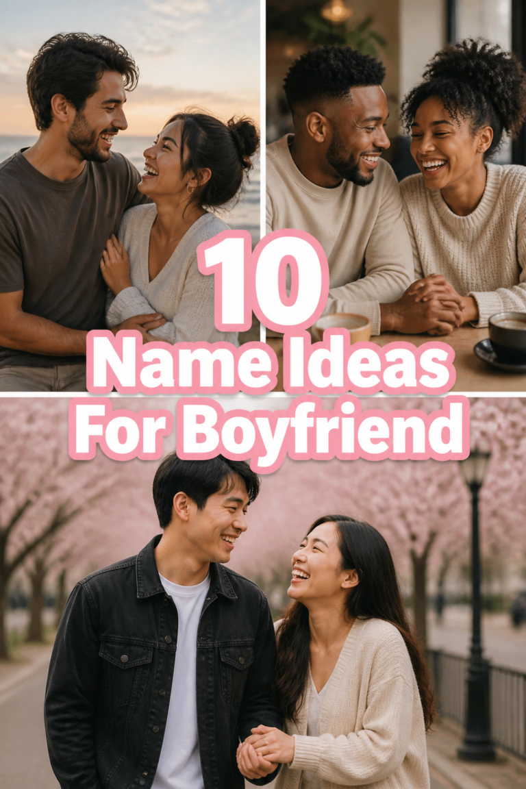 ✨ 10 Name Ideas For Boyfriend