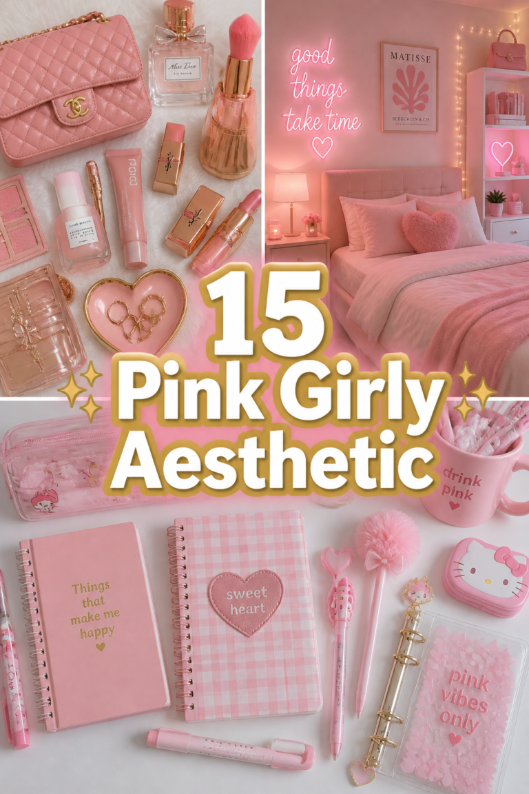 🎀 15 Pink Girly Aesthetic