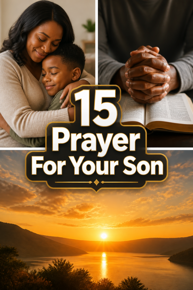 🙏 15 Prayer For Your Son