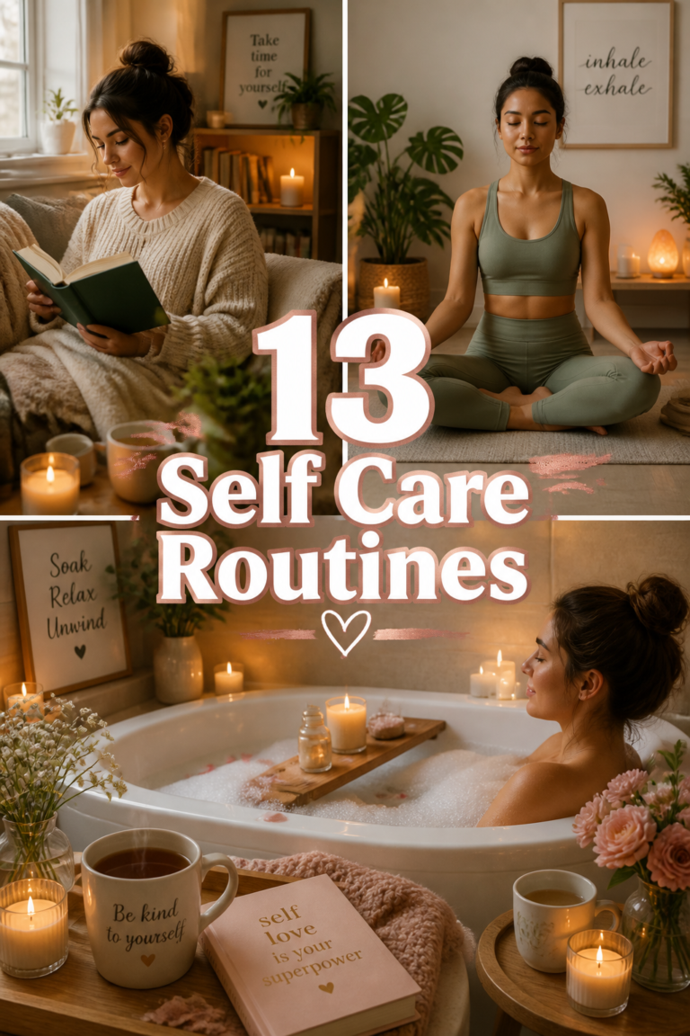 ✨ 13 Self Care Routines