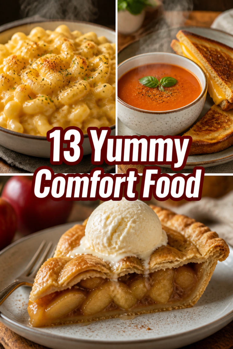 🍜 13 Yummy Comfort Food