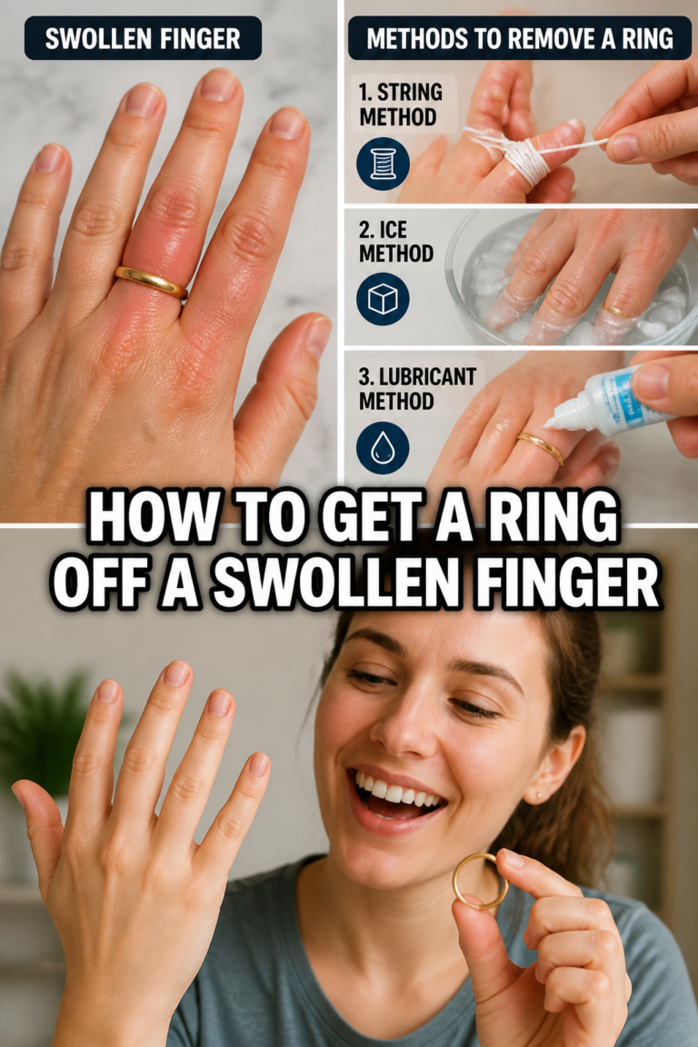 💍 How To Get A Ring Off A Swollen Finger