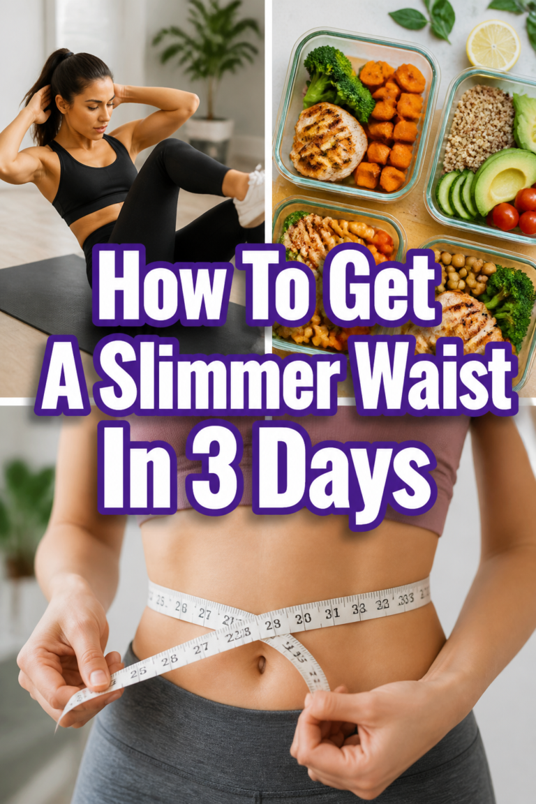 📏 How To Get A Slimmer Waist In 3 Days
