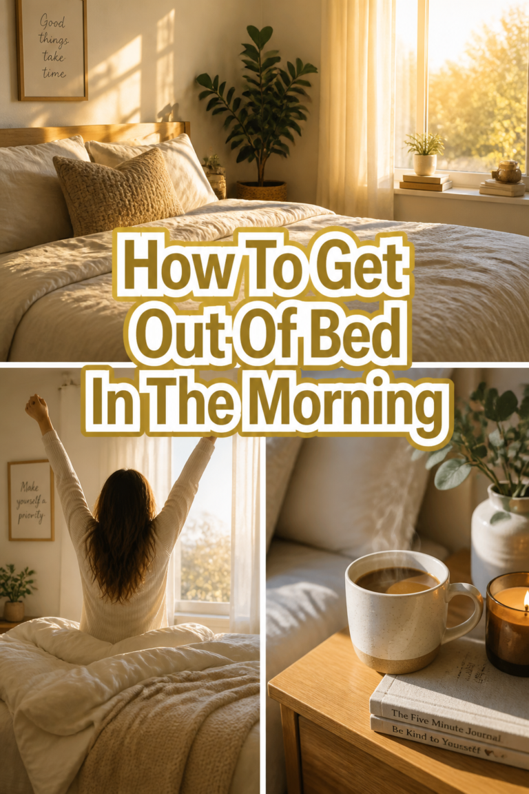 ☀️ How To Get Out Of Bed In The Morning