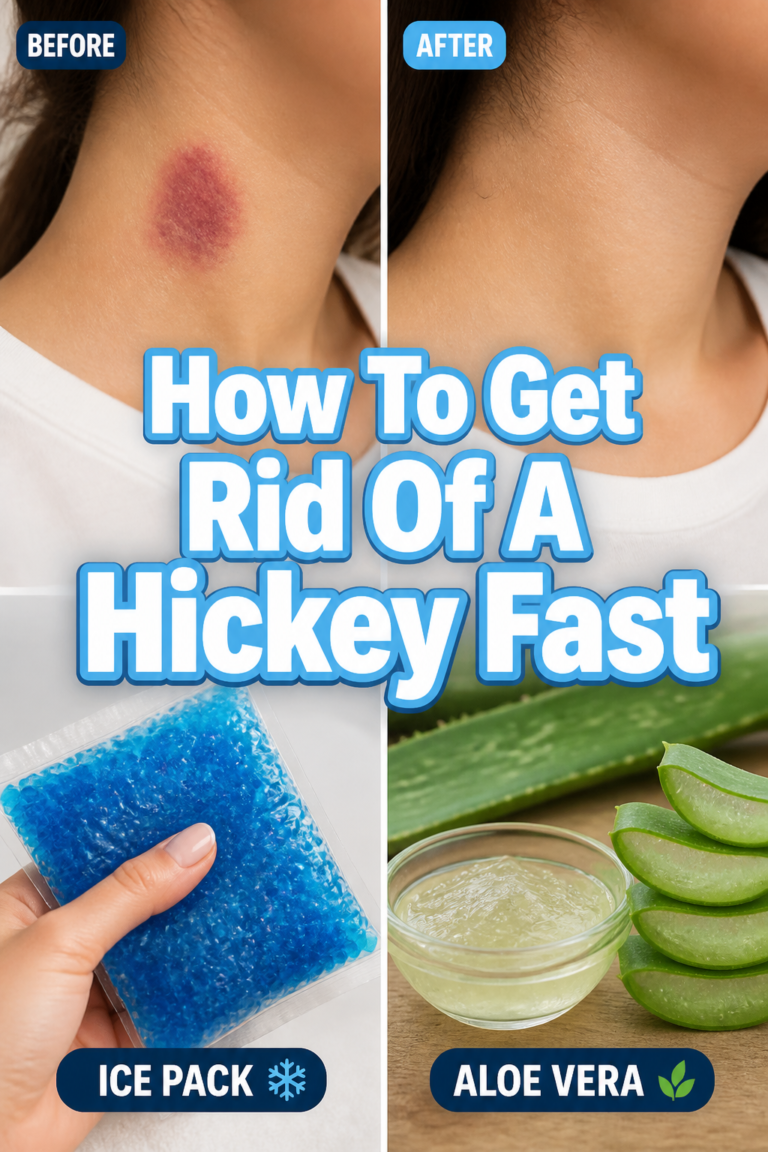 🧣 How To Get Rid Of A Hickey Fast