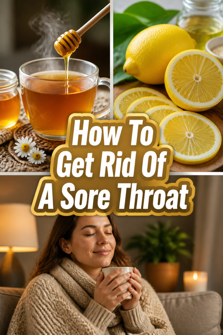🍵 How To Get Rid Of A Sore Throat