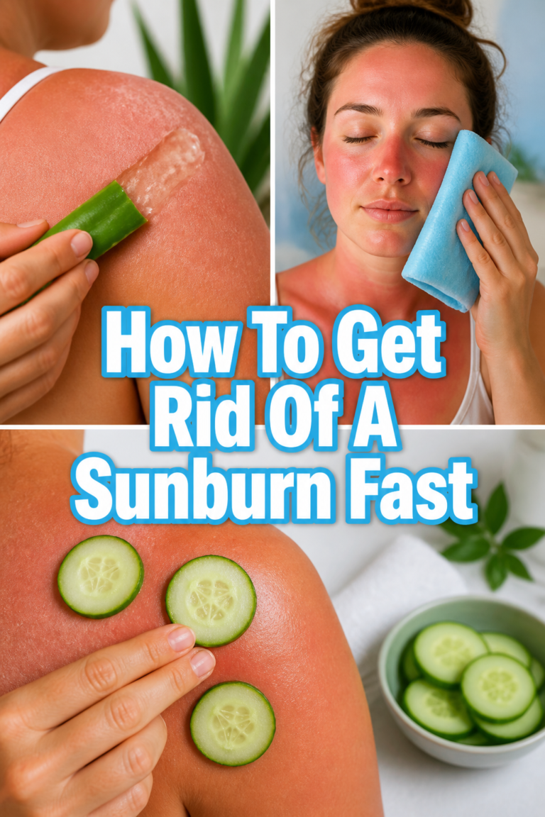 ☀️ How To Get Rid Of A Sunburn Fast