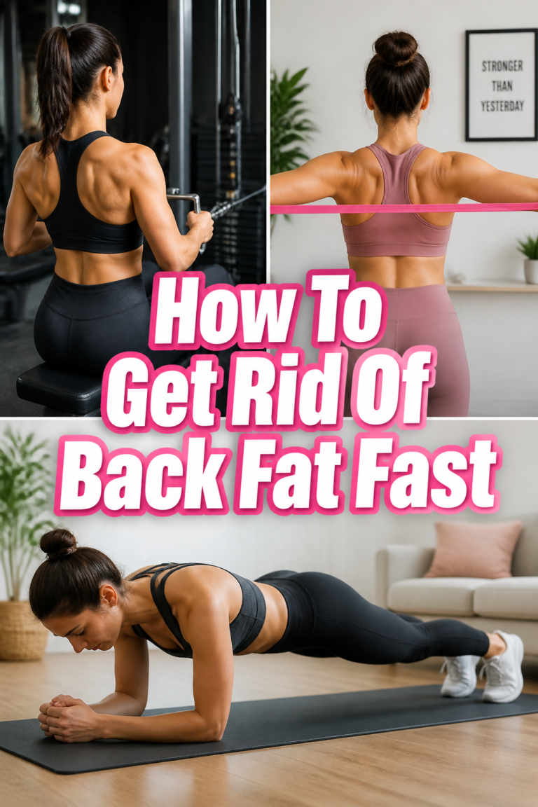 ✨ How To Get Rid Of Back Fat Fast