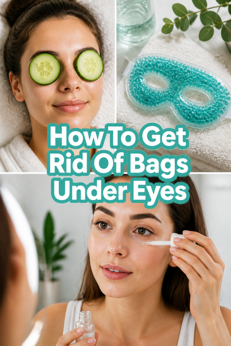 ✨ How To Get Rid Of Bags Under Eyes