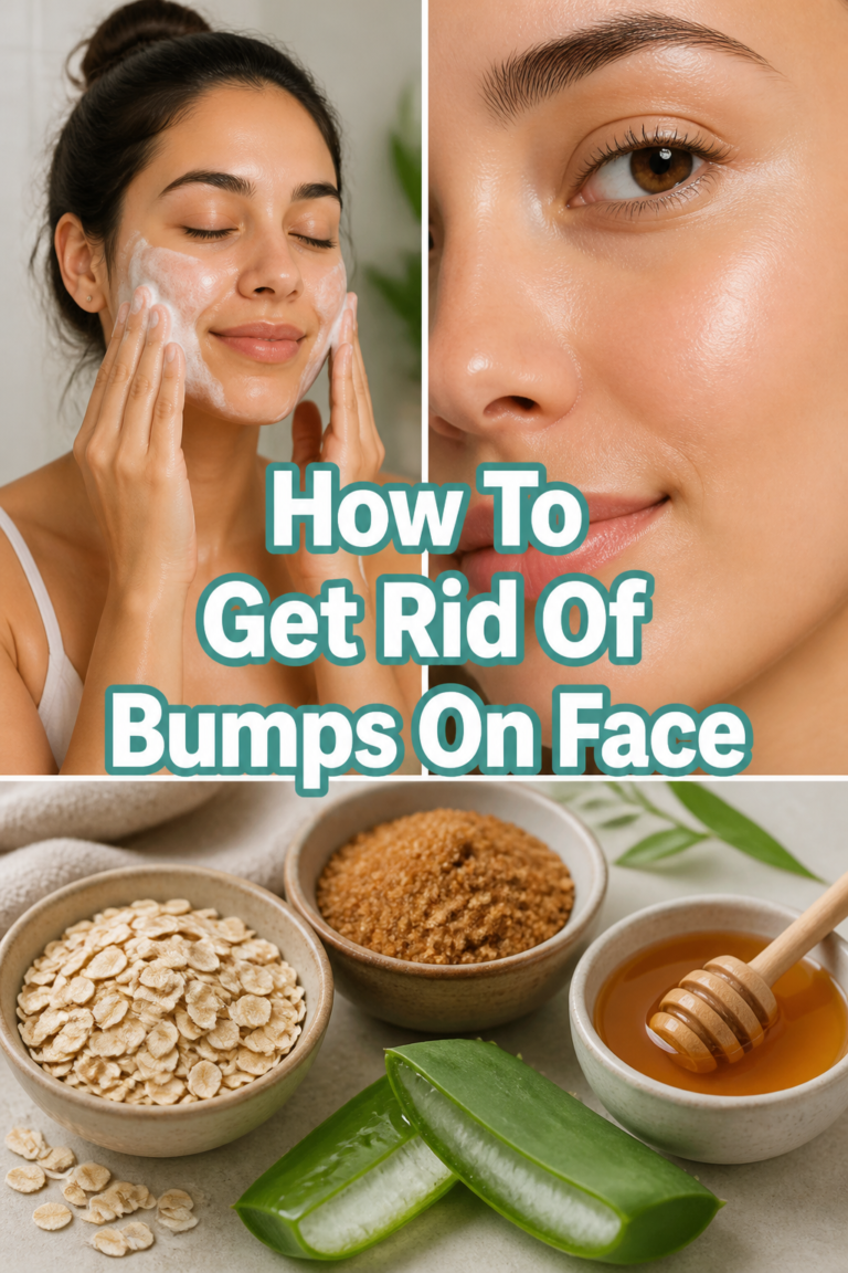 🌱 How To Get Rid Of Bumps On Face