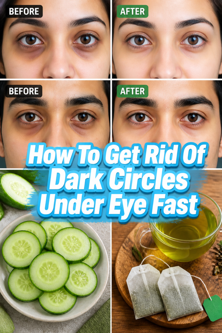 👁️ How To Get Rid Of Dark Circles Under Eye Fast